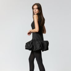 MISSYA | Organic Cotton Mini Dress in Black