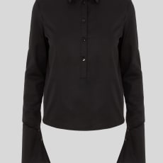 KRISALIS | Organic Cotton Shirt in Black