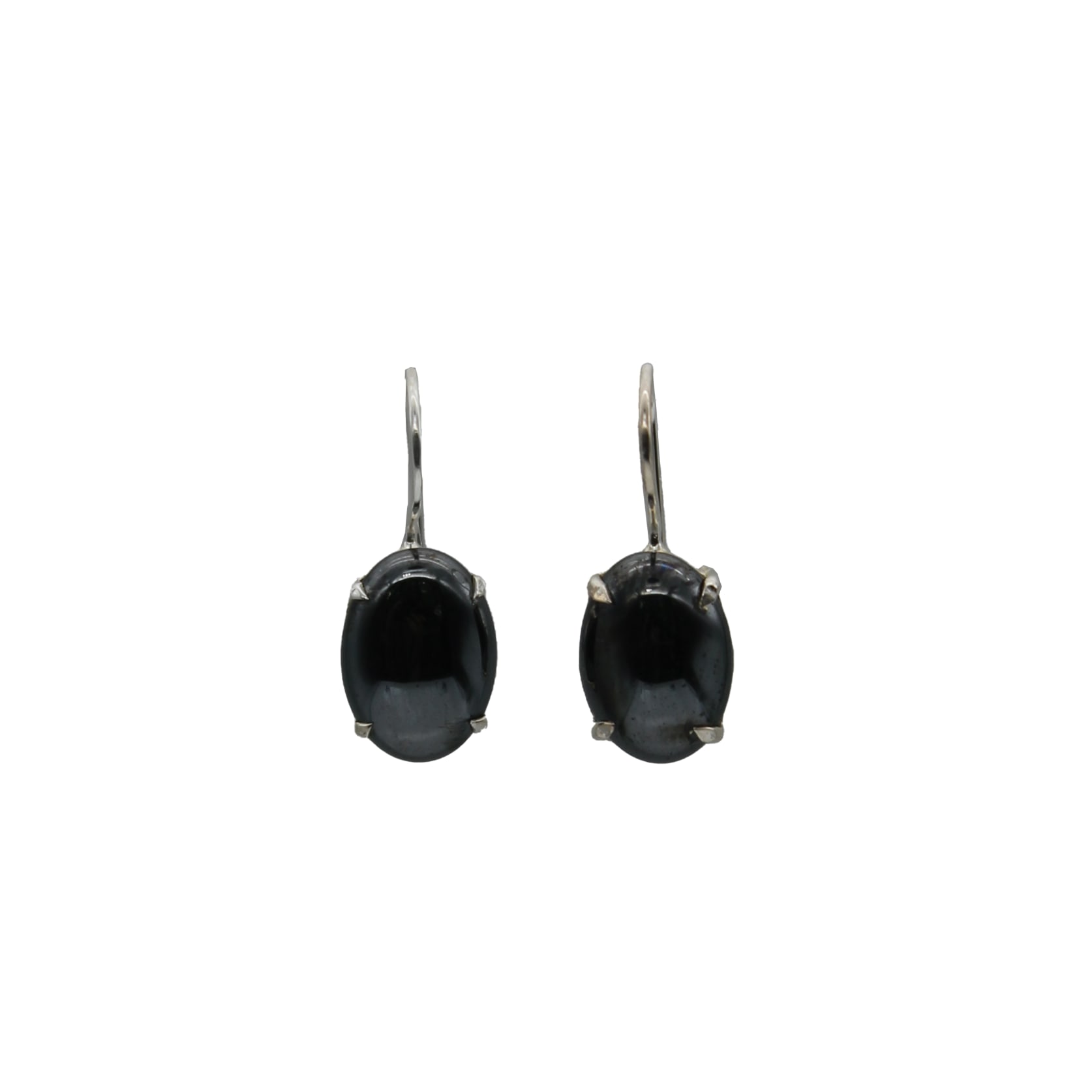 Hella Hook Earrings – Hematite