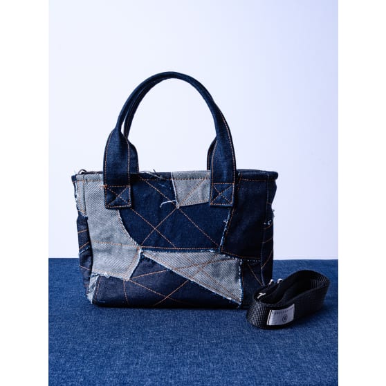Denim Tote Bag by BIBI SAKALIEVA