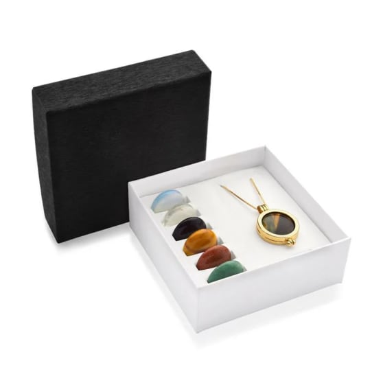 Sphere Removable Stones Necklace