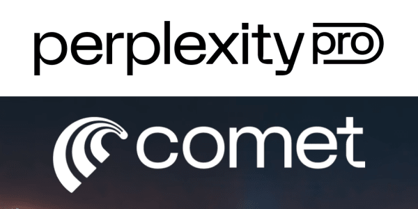 Perplexity Pro Free Month & Comet AI Browser Invite Logo