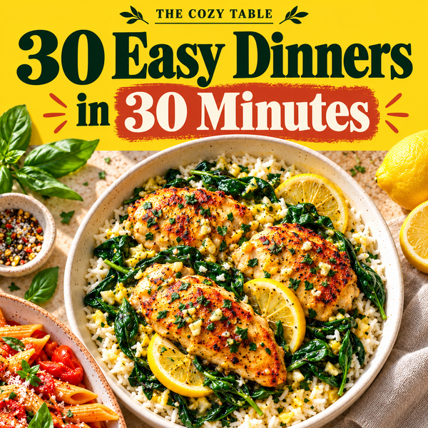 30 Easy Dinners in 30 Minutes