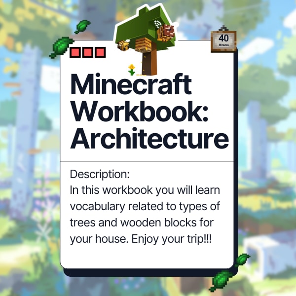 Minecraft Workbook: Architecture