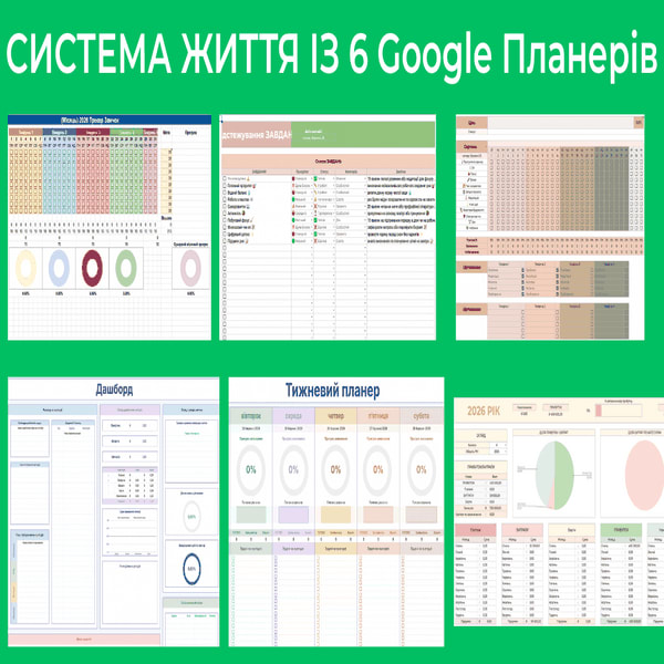 6 Google планерів: Система Життя🔥