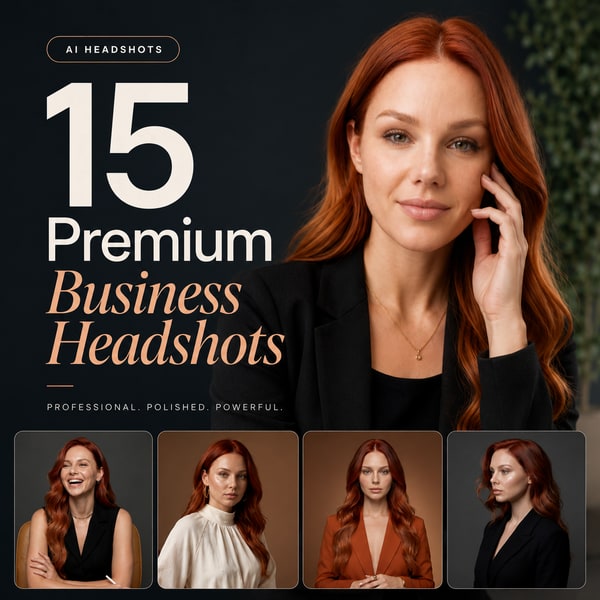15 Premium AI Business Headshots