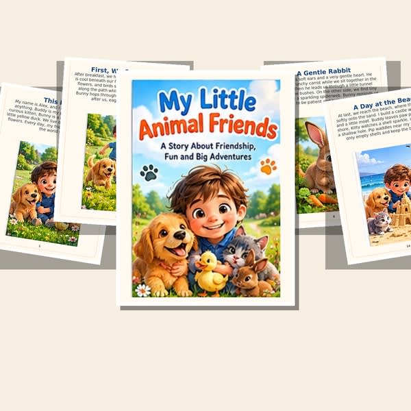 My Little Animal Friends 🐻🐶🐱🐰🐥