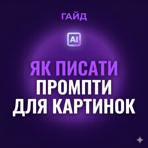 Як писати промпти для генерації зображень — безкоштовний гайд