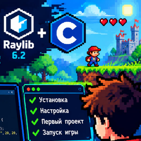 Настройка Среды Разработки С23+RayLib с нуля для новичков