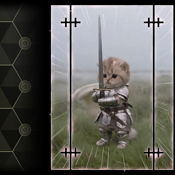 Knight Kitty | Animated Steam Artwork Showcase (2P) + Installer