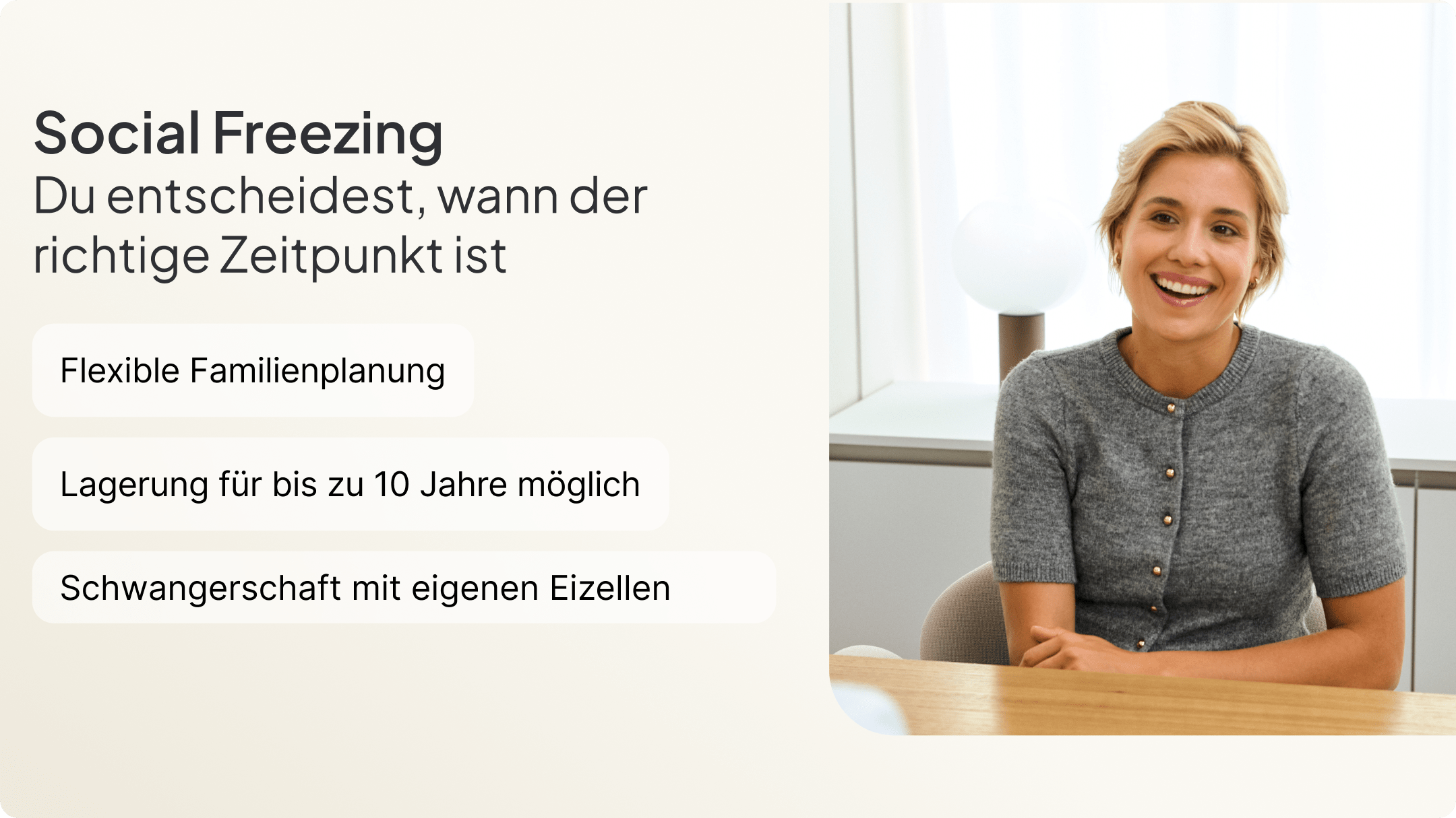 Warum sollte ich meine Eizellen einfrieren?