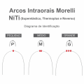 Arco Intraoral Superelastico Medio Niti Retangular (.018X.025) 0,45X0,63Mm Ref: 50.72.013 - Morelli
