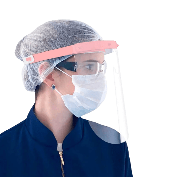 Protetor Facial Visprotek Faceshield Rosa - Aditek