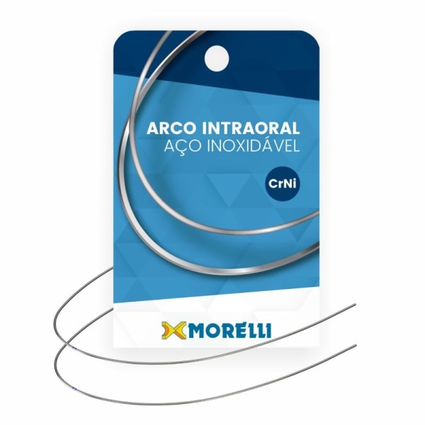 Arco Intraoral Inferior Crni Redondo (.018) 0,45Mm  Ref: 50.70.003 - Morelli