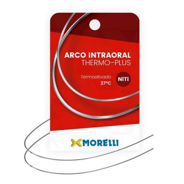 Arco Intraoral Thermo Plus Médio Niti Redondo (.012) 0,30Mm Ref: 50.70.224 - Morelli