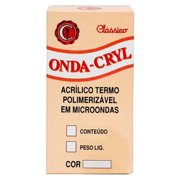Resina Acrílica Onda-Cryl Termopolimerizável Líquido 250ml - Clássico