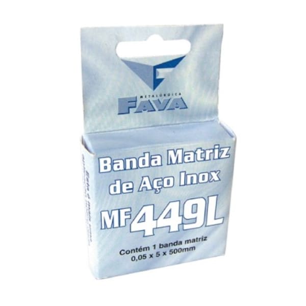 Banda matriz de aço inox 5mm 450L - FAVA