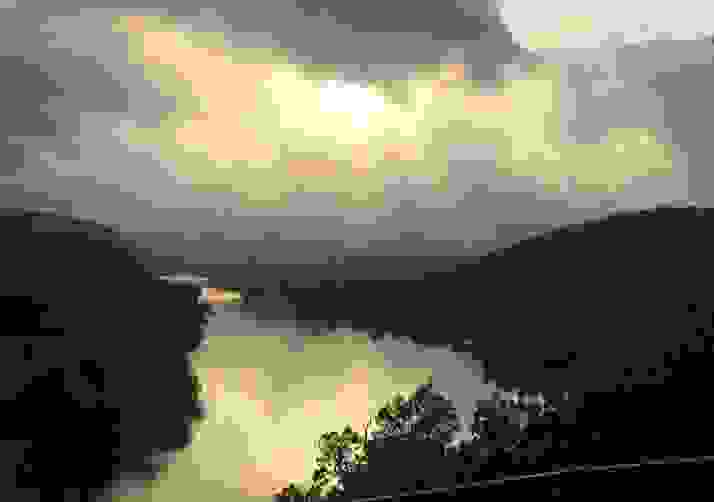 Glory Rays Over the White River