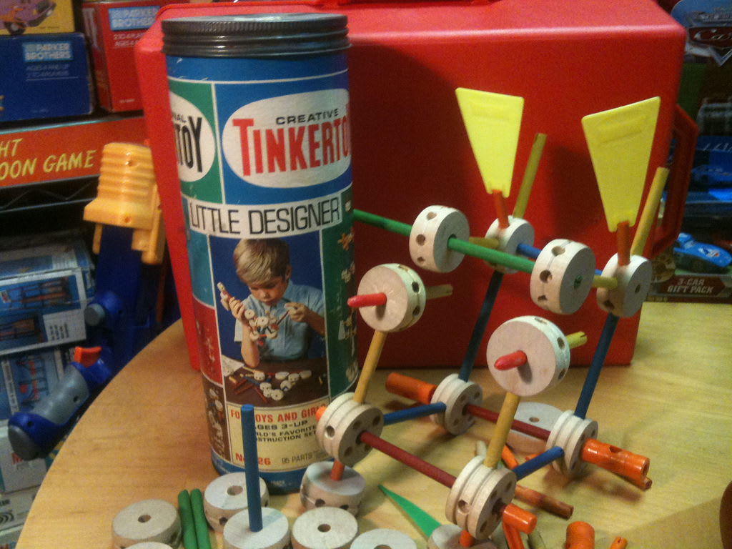 tinker toy airplane
