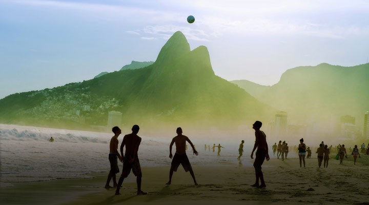 Soccer or futball is one of the most popular sports in Brazil.