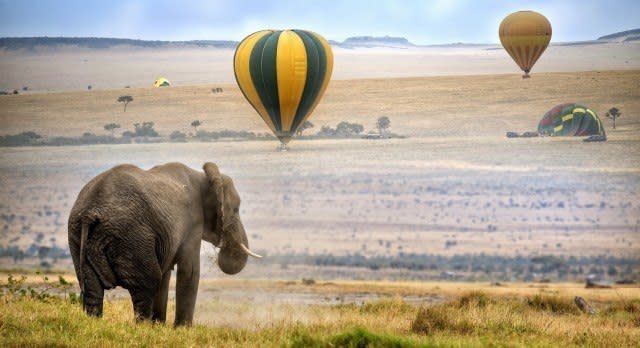 Ballonfahrt in der Masai Mara