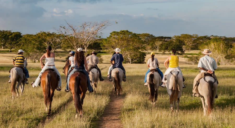 Visual perspective of a Llanero (Colombian Cowboy), South America