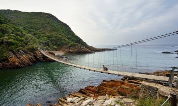 a bridge over a body of water