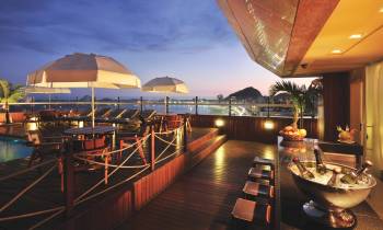 Poolside bar
