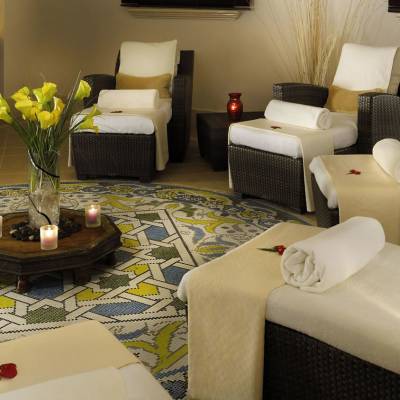 Spa relaxing area