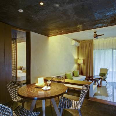 a dining room table