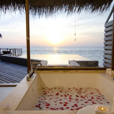 Water villa with pool