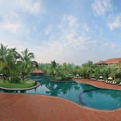 a large pool of water