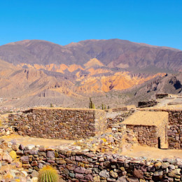 Pucara de Tilcara Quebrada de Humahuaca a mountain valley Jujuy Argentina South America