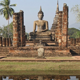 Statue in Sukhothai, Thailand