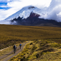 Mountain biking in Cotopaxi national park