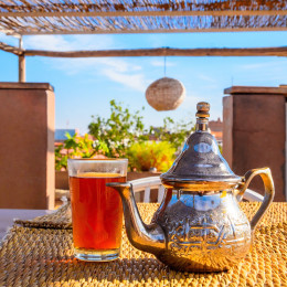 Sample Moroccan mint tea - things to do in Morocco