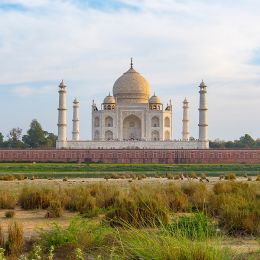 Enchanting Travels India Tours Amazing view of Taj Mahal in the Evening in Agra, Fabulous Taj Mahal