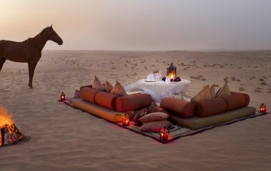 Dinner in the desert, Dubai