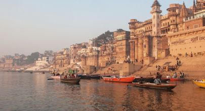 Varanasi, Ganges Fluss Ufer