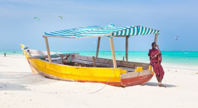 Maasai lounging at the beach - Things to do in Zanzibar