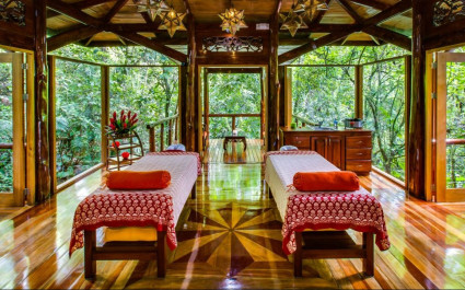 Massage room at Nayara Springs Hotel in Arenal, Costa Rica