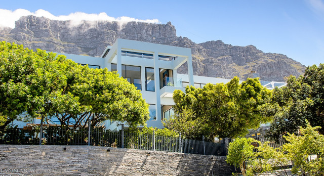 Exterior view of Manna Bay Hotel in Cape Town, South Africa