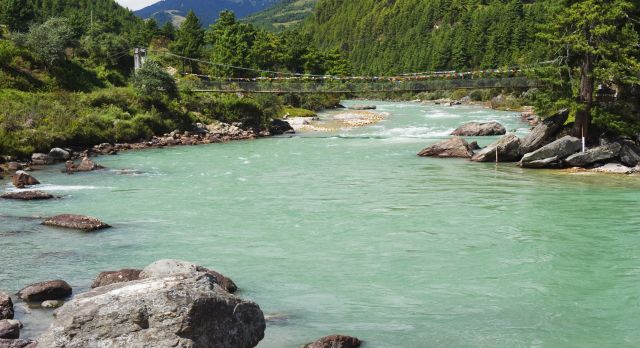 Flusstal in Bumthang