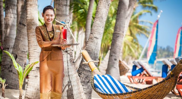 Entspannen am Strand von Koh Samui
