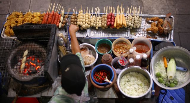 Köstliches Streetfood in Bangkok