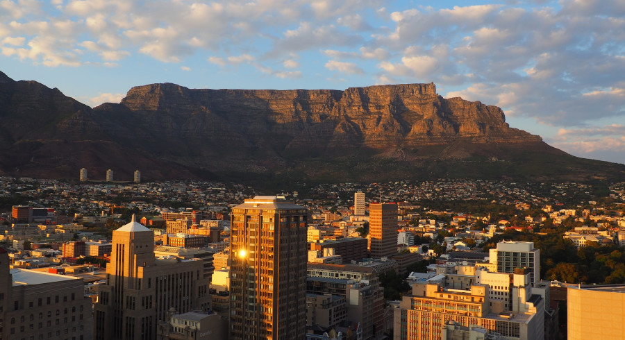 Der Tafelberg ist das Wahrzeichen Kapstadts