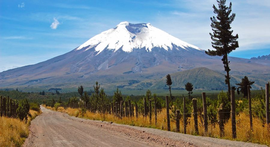 Der Cotopaxi Vulkan in Ecuador
