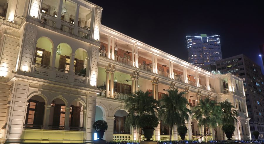 The former Marine Police Headquarters of Hong Kong which has been transformed as 1881 Heritage