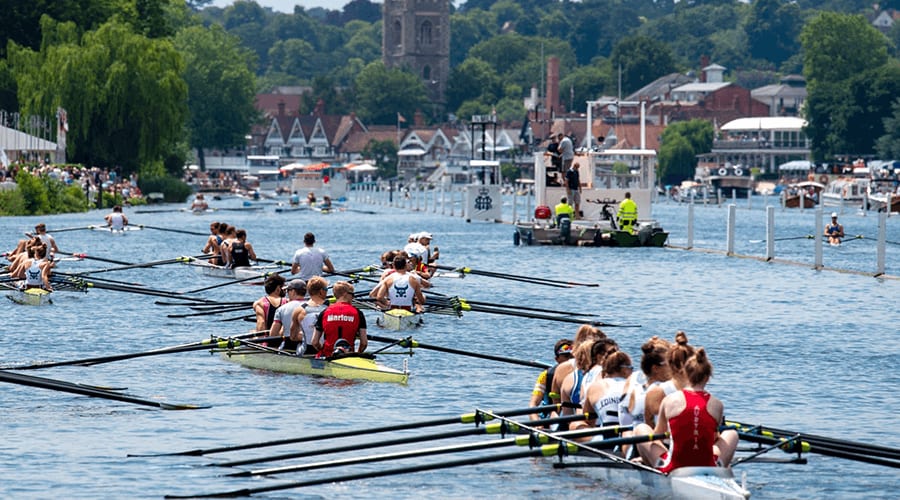 Boat race in Henley on Thames