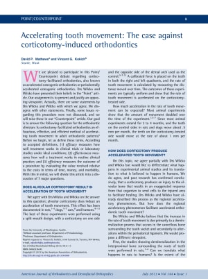 Accelerating tooth movement the case against corticotomy induced orthodontics 2013 american journal of orthodontics and dentofacial orthopedics twgc5t - Eugenol